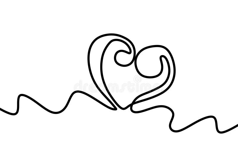 One Line Drawing Heart Stock Illustrations 2 925 One Line Drawing Heart Stock Illustrations Vectors Clipart Dreamstime