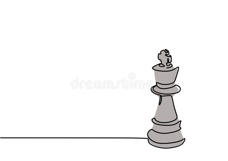 Premium Vector  Two pawns are chess pieces sketch. lies and