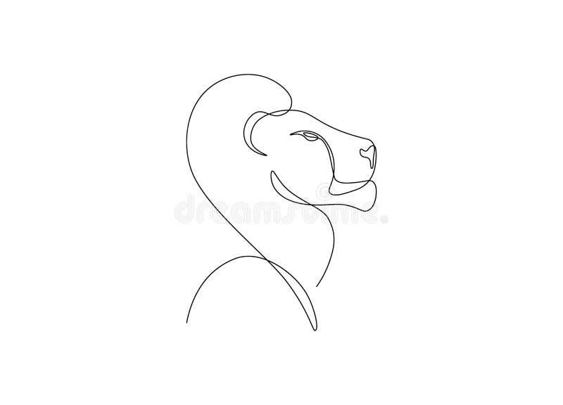 Continuous One Line Drawing of Lion. Lion Head Silhouette Minimalist Line Art Style for Print, Poster, Tattoo Stock Vector - Illustration of wildlife, drawing: 223489577 Continuous One Line Drawing of Lion. Lion Head Silhouette Minimalist Line Art Style for Print, Poster, Tattoo Stock Vector - Illustration of wildlife, drawing: 223489577