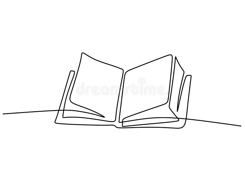 Drawing Open Book Table Stock Illustrations 1,066 Drawing Open Book