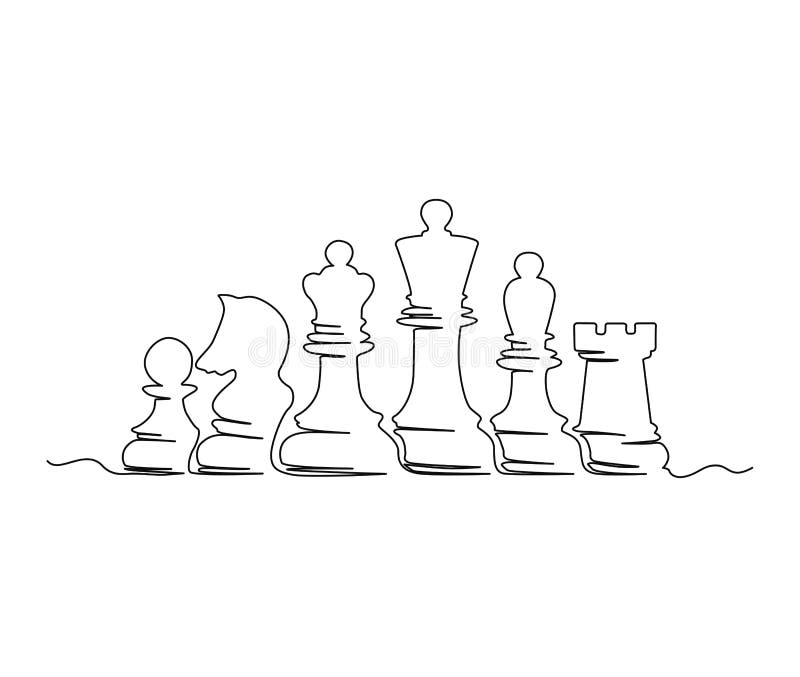 Chess Pieces Drawing Stock Illustrations – 731 Chess Pieces Drawing Stock  Illustrations, Vectors & Clipart - Dreamstime