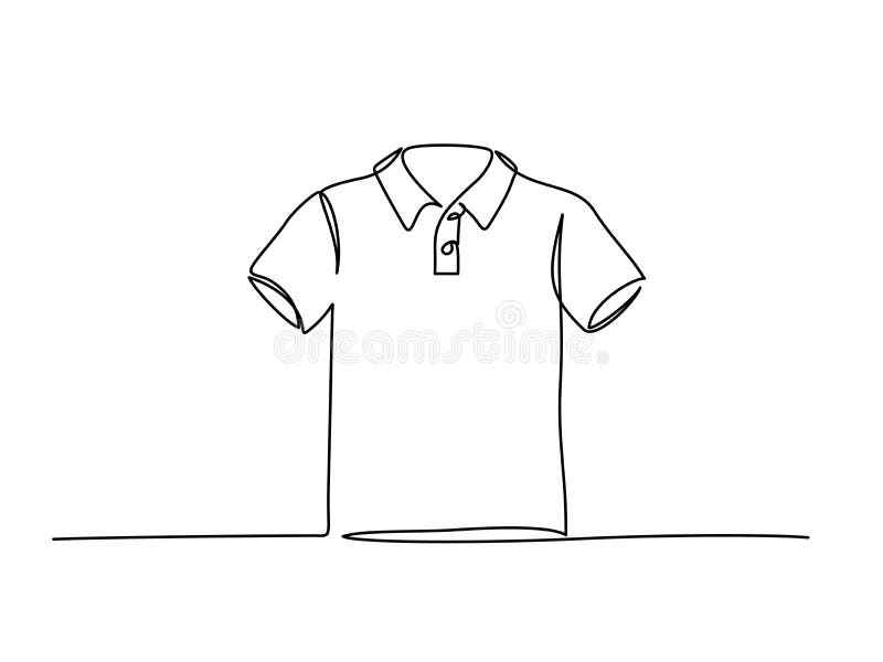 Continuous Line Drawing Clothes Stock Illustrations – 1,128 Continuous