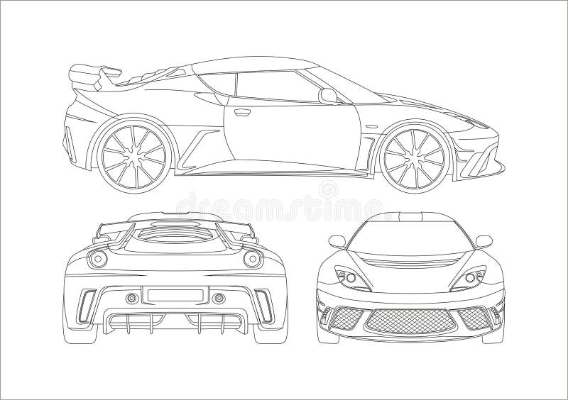 Lotus Evora Stock Illustrations 2 Lotus Evora Stock Illustrations