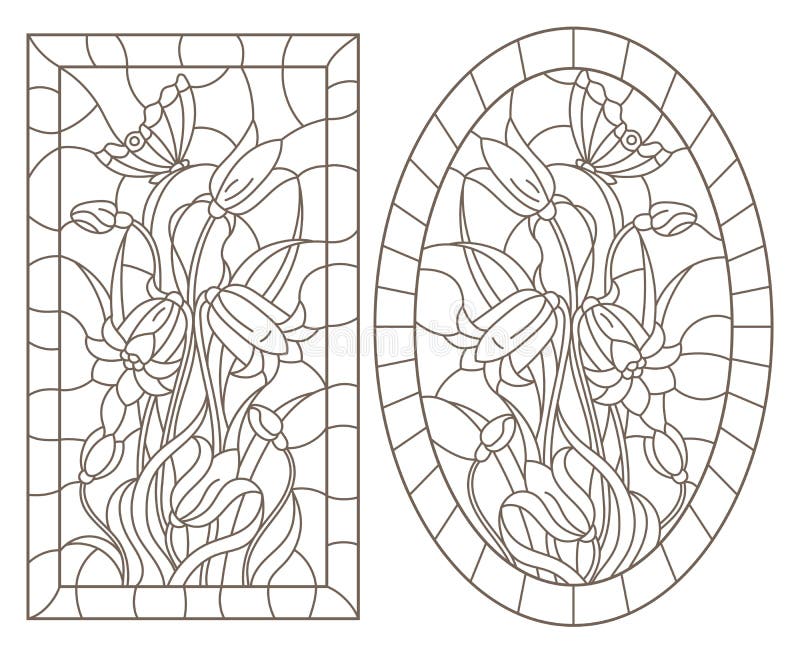 Stained Glass Flowers Stock Illustrations 5 463 Stained Glass Flowers Stock Illustrations Vectors Clipart Dreamstime