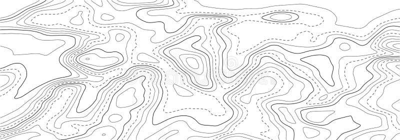 Contour topographic map. Geographic grid map background. Vector illustration royalty free illustration
