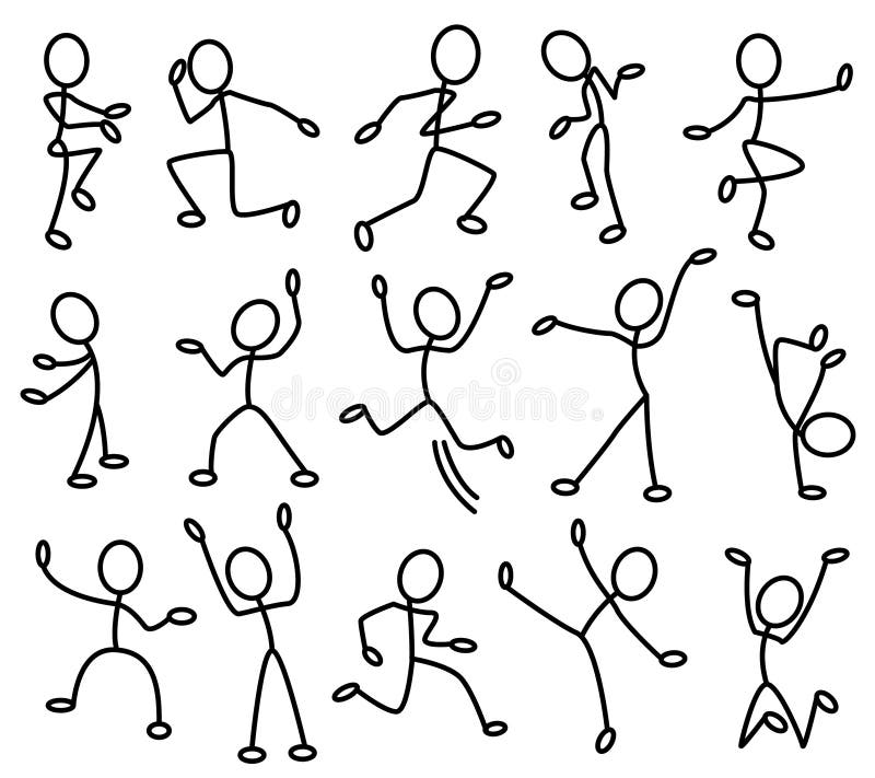 Body Language Gesture Man Person Stick Stock Vector (Royalty Free)  454941610