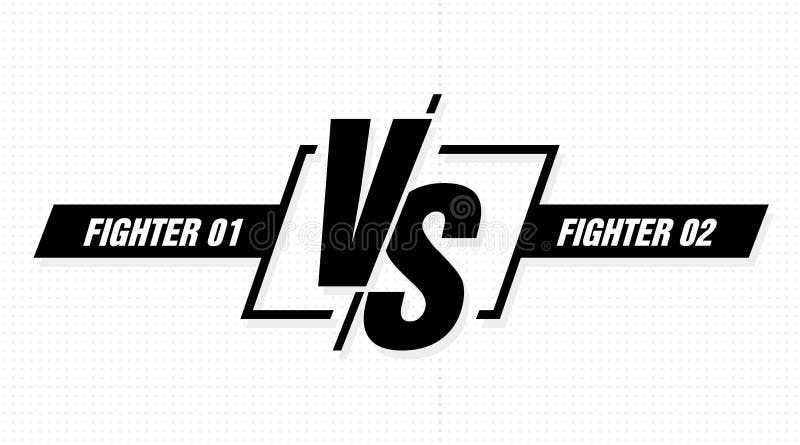 Versus screen. Vs battle headline, conflict duel between teams. Confrontation fight competition. Vector background template. Versus screen. Vs battle headline, conflict duel between teams. Confrontation fight competition. Vector background template