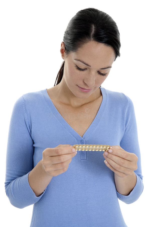 Contraceptieve pil stock foto Contraceptieve pil stock foto