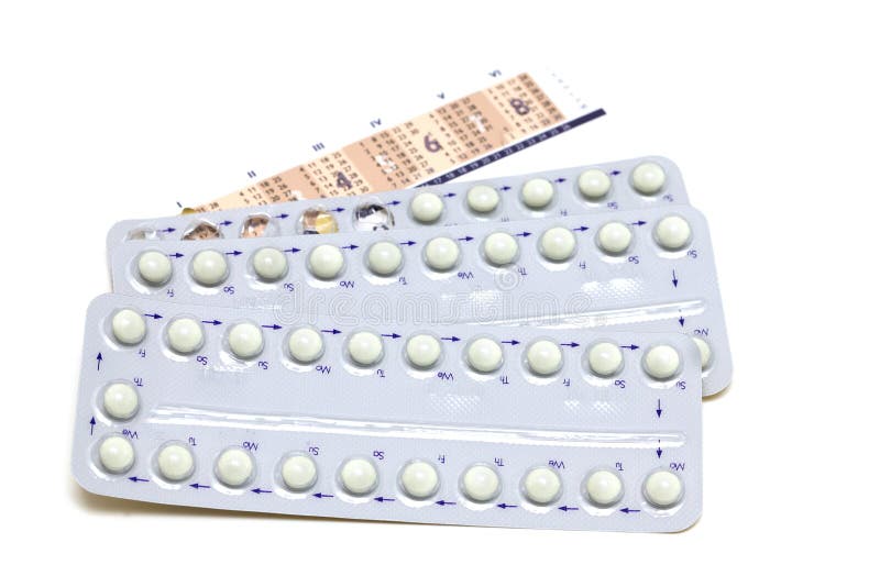 Contraceptive pills stock image Contraceptive pills stock image