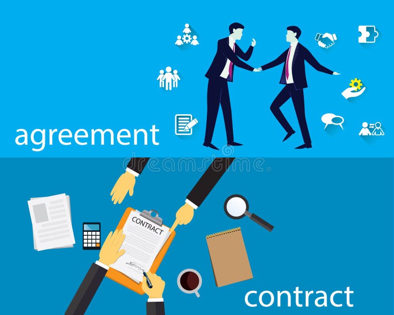 Contract die Wettelijk Overeenkomstenconcept ondertekenen Vector illustratie stock illustratie Contract die Wettelijk Overeenkomstenconcept ondertekenen Vector illustratie stock illustratie