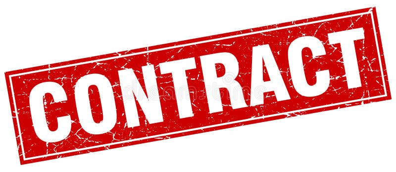 Contract stamp stock vector. Illustration of stamp, seal - 124939265