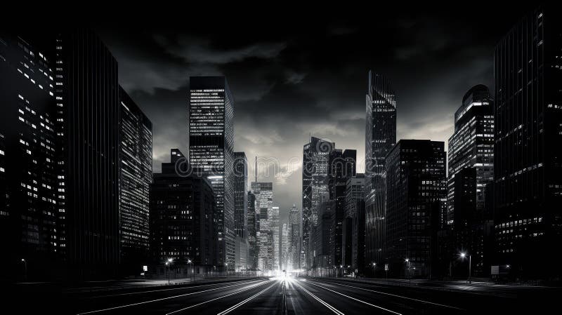 Contrast light and shade vector illustration