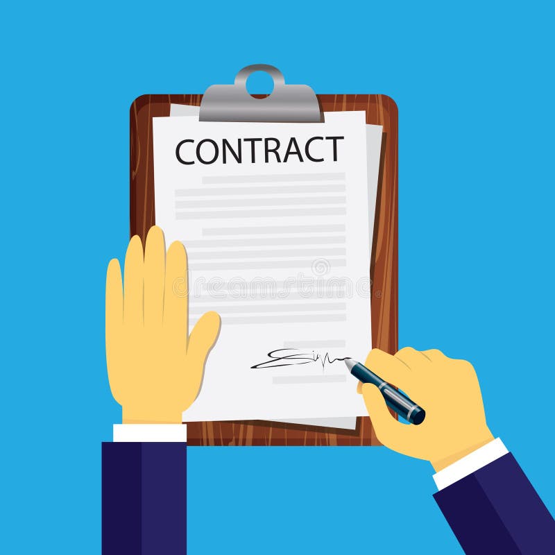 Contratto che firma concetto di accordo legale Illustrazione di vettore royalty illustrazione gratis Contratto che firma concetto di accordo legale Illustrazione di vettore royalty illustrazione gratis