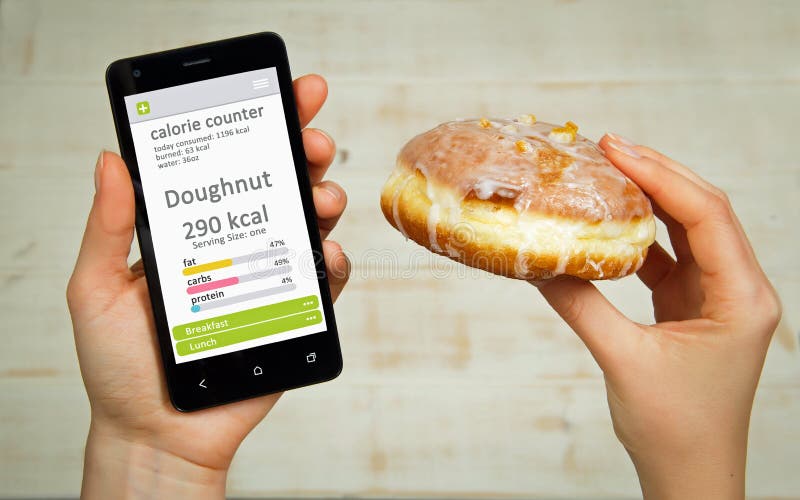 Contre- concept de calorie photographie stock Contre- concept de calorie photographie stock