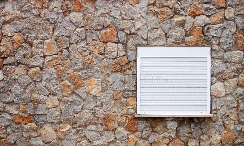 Control box in a wall - RAW format royalty free stock photography