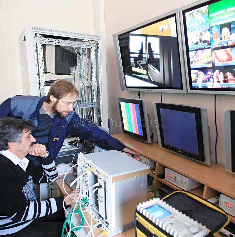 Control Center stock afbeelding