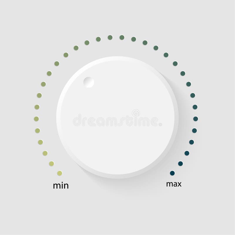 Control de la música del volumen del vector stock de ilustración Control de la música del volumen del vector stock de ilustración