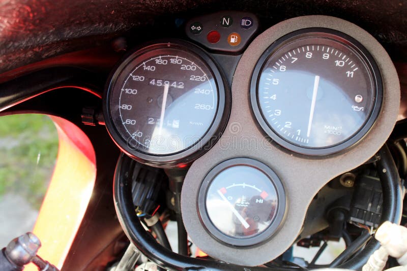 Motorcycle Control Panel stock image. Image of dashboard 19492917