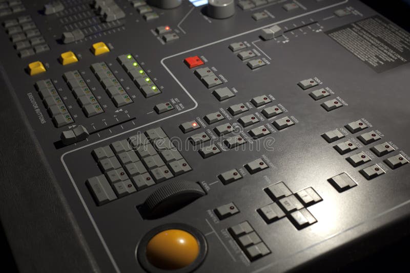 Light Console, Control Panel for Light. Stock Photo Image of panel
