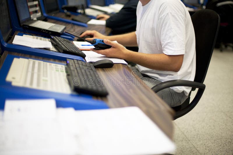 Control Room Operator Stock Photos Download 1 124 Royalty Free