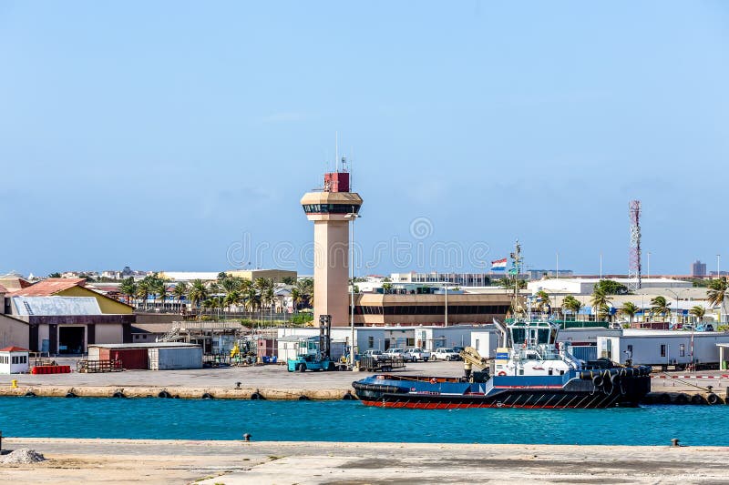 Control Tower in Shipping Terminal