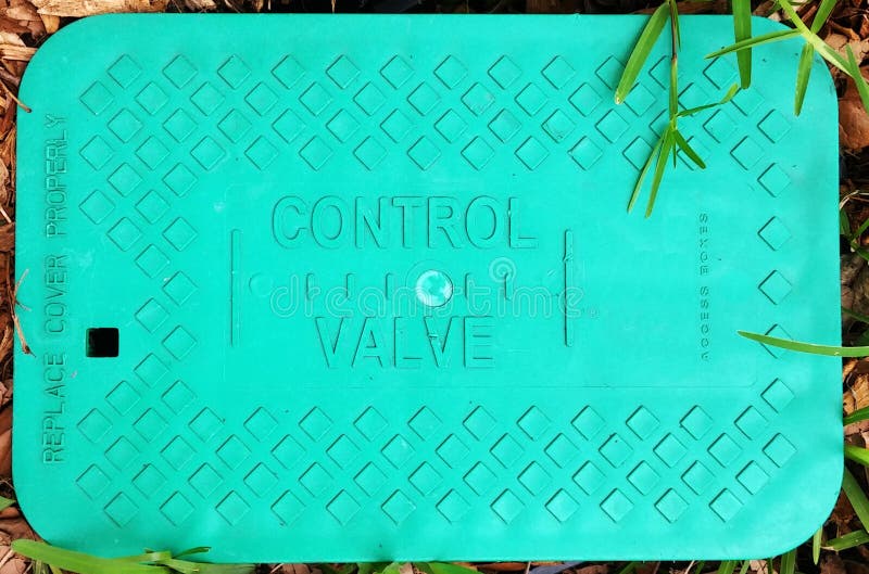 Irrigation Control Valve Cover. Stock Photo Image of line, flow 34100964