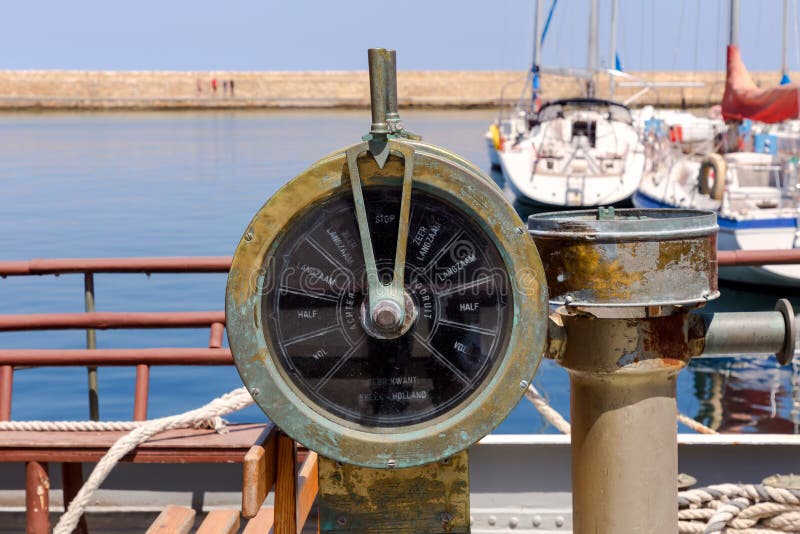The Control Wheel on the Ship Stock Image Image of boat, europe 116759387