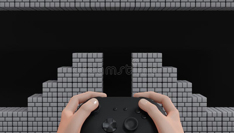Renderização 3d do ícone de jogos do google play