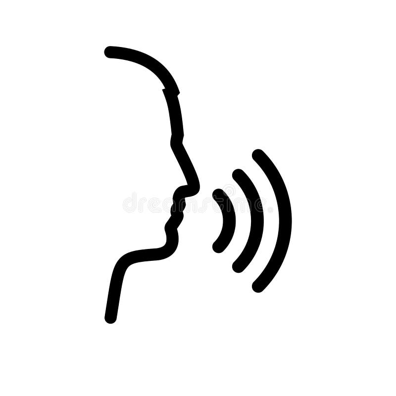 Controle da voz E ilustração royalty free Controle da voz E ilustração royalty free