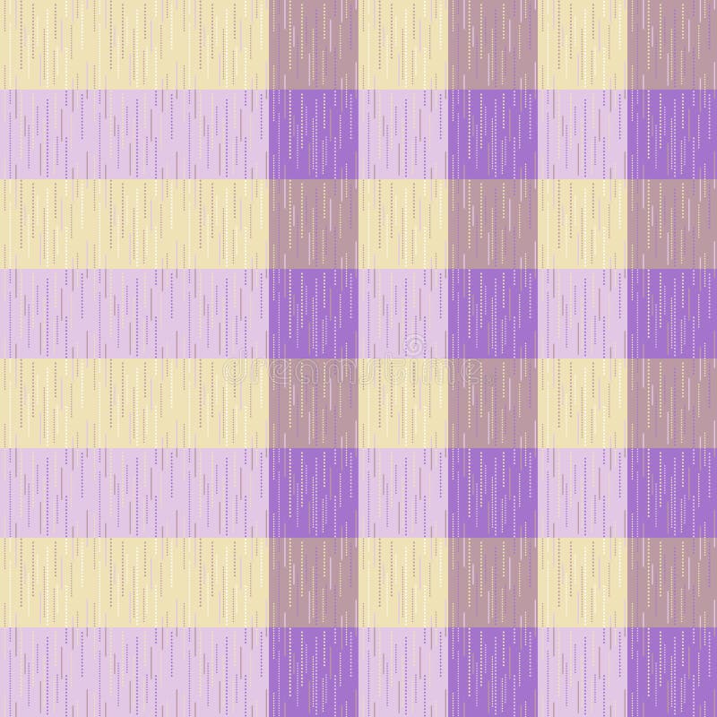 Controllato, tartan, plaid o modello senza cuciture barrato nella porpora e nei colori della crema Illustrazione di vettore illustrazione di stock Controllato, tartan, plaid o modello senza cuciture barrato nella porpora e nei colori della crema Illustrazione di vettore illustrazione di stock