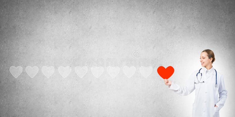 Controlla il tuo cuore fotografia stock libera da diritti