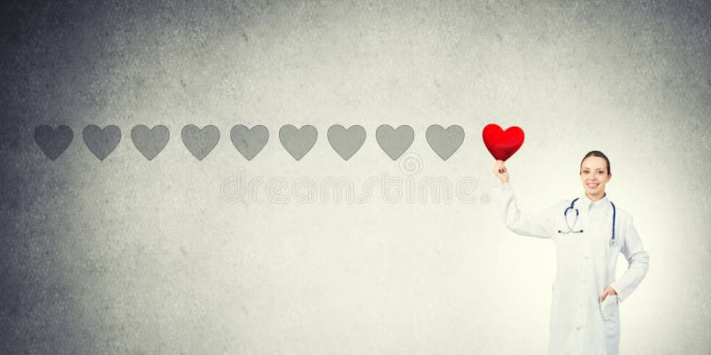 Controlli il vostro cuore fotografie stock libere da diritti