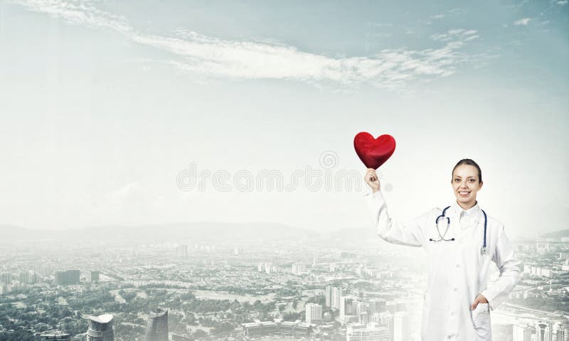 Controlli il vostro cuore fotografia stock