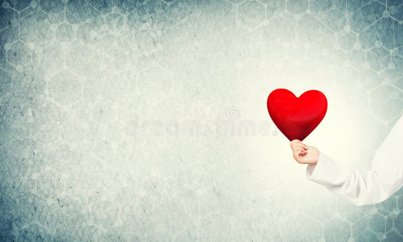 Controlli il vostro cuore fotografia stock