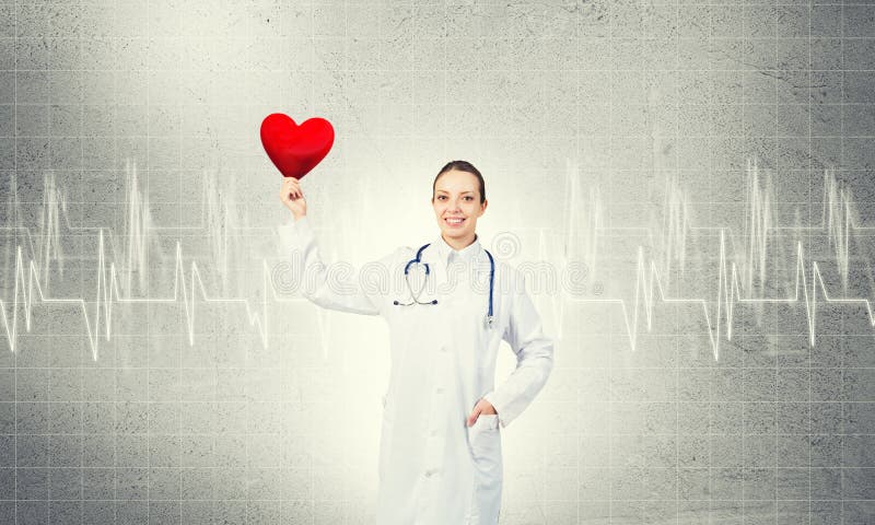 Controlli il vostro cuore immagine stock