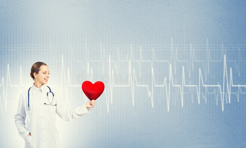 Controlli il vostro cuore fotografia stock libera da diritti