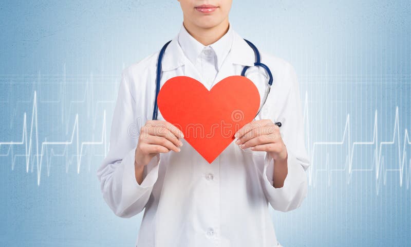 Controlli il vostro cuore fotografie stock libere da diritti