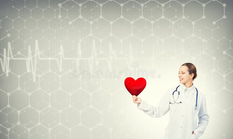 Controlli il vostro cuore fotografia stock