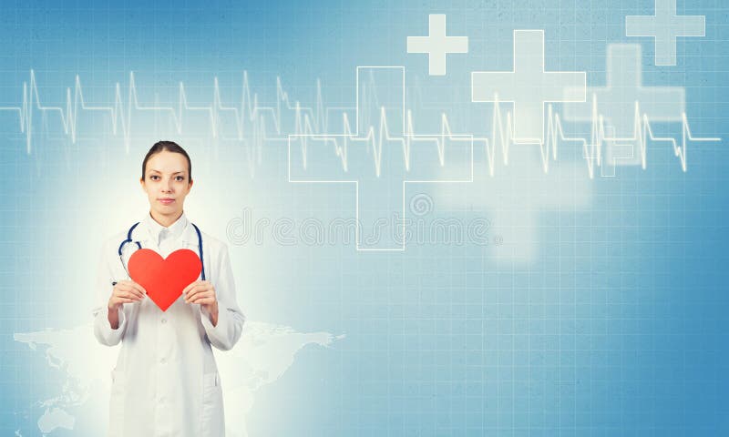 Controlli il vostro cuore immagini stock