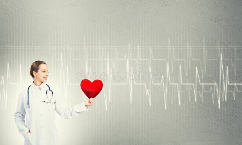 Controlli il vostro cuore fotografie stock