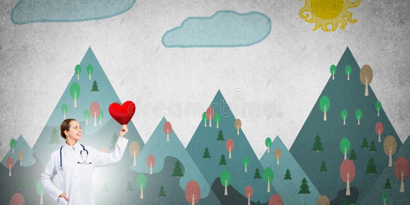 Controlli la vostra salute del cuore illustrazione vettoriale