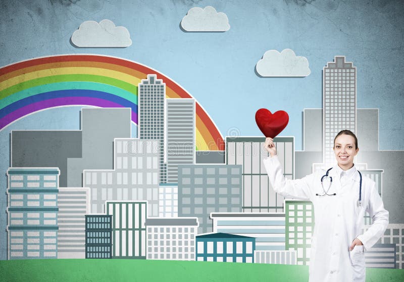 Controlli la vostra salute del cuore fotografie stock