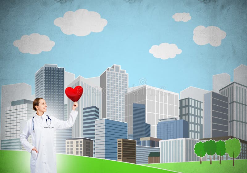 Controlla la tua salute cardiaca fotografie stock libere da diritti