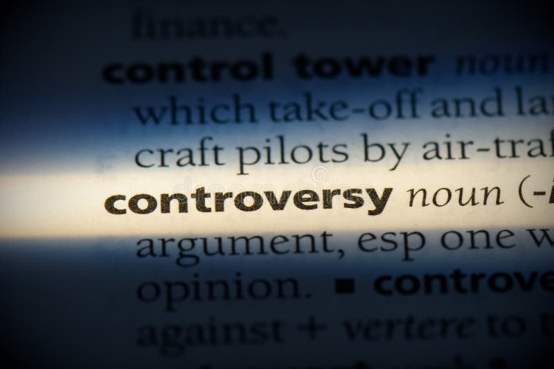 Definition of Controversy stock photo. Image of words 9567938