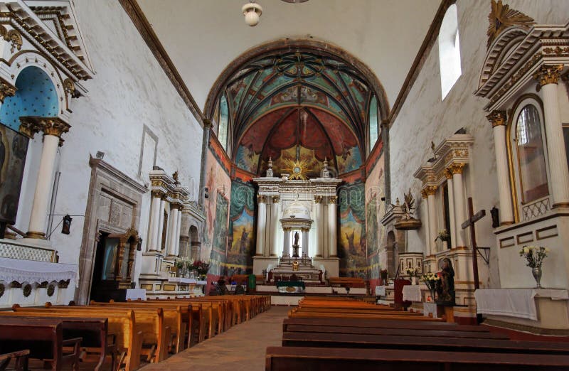 Convento de La Natividad foto de archivo. Imagen de altar - 3519272