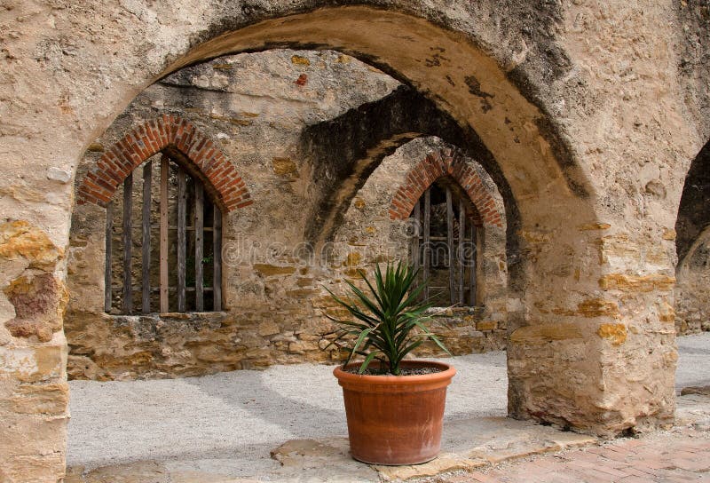 The Convento in mission San Jose, San Antonio, Texas. The Convento in mission San Jose, San Antonio, Texas.