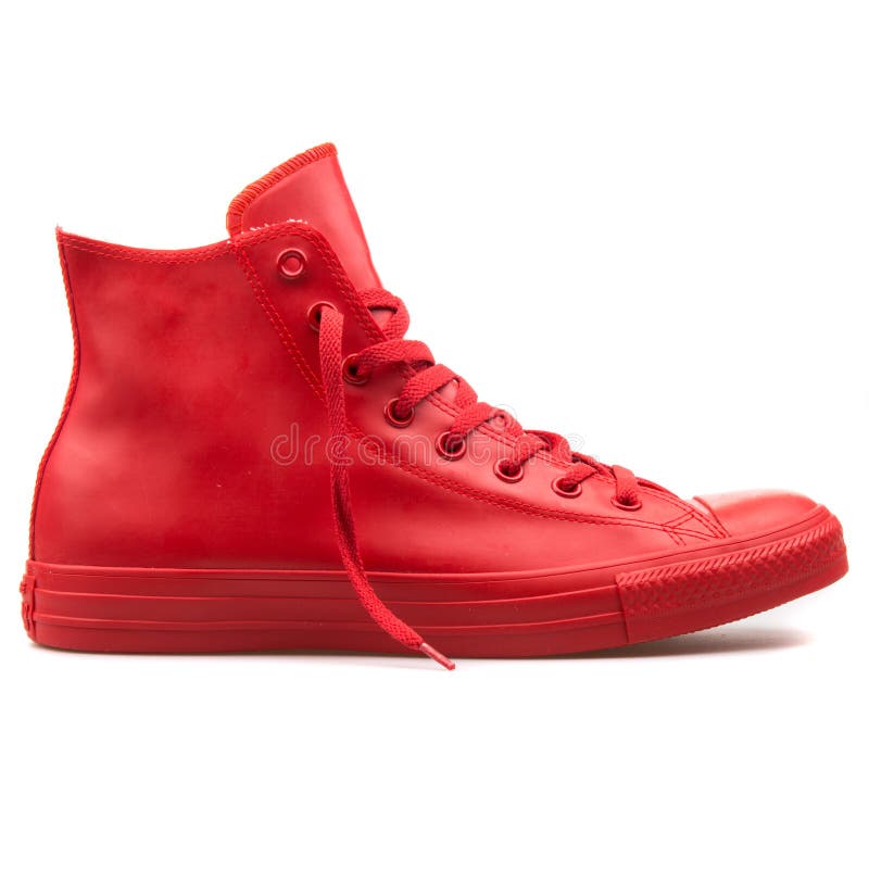 red converse high tops womens