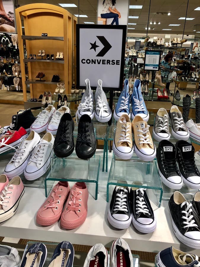 Converse Sneakers In A Department Store 