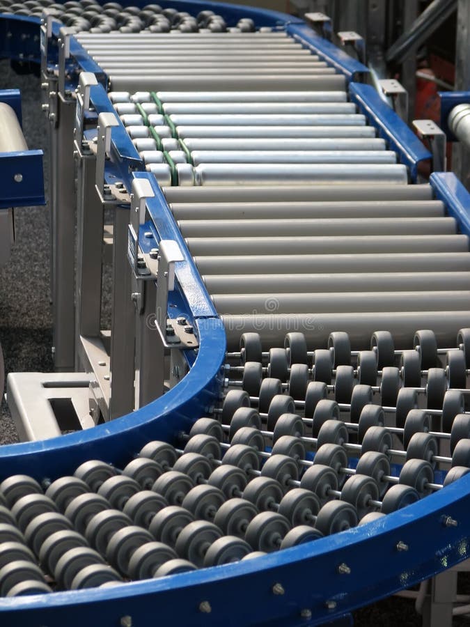 Conveyor belt stock photo. Image of production, horizontal 9399148