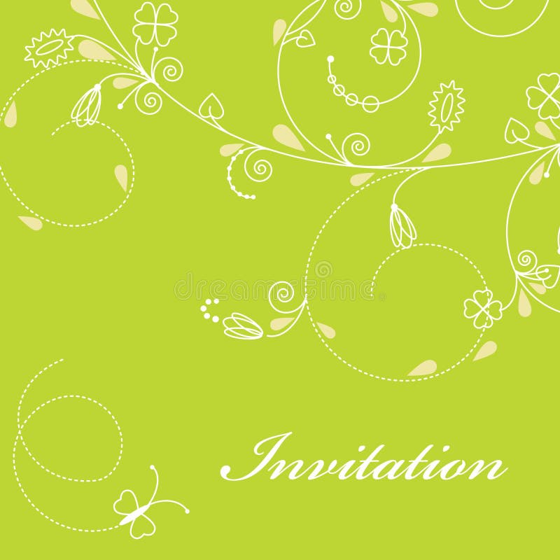 Wedding invitation or greeting card. Wedding invitation or greeting card